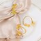 4 Gold Laser Cut Butterfly Metal Napkin Rings Party Events Decorations Supplies